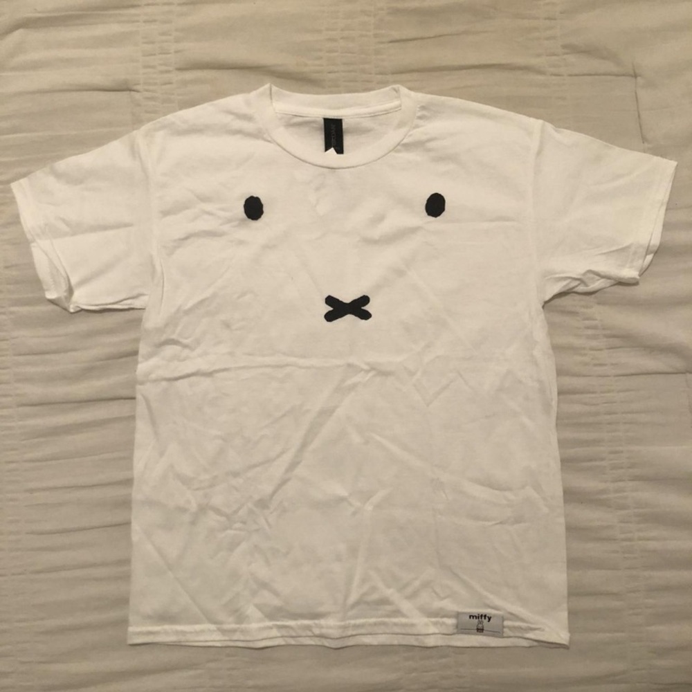 Otherwild White Tee with Black Face Design